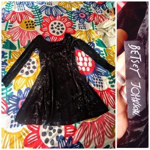 Vintage 90s crushed velvet Betsey Johnson dress